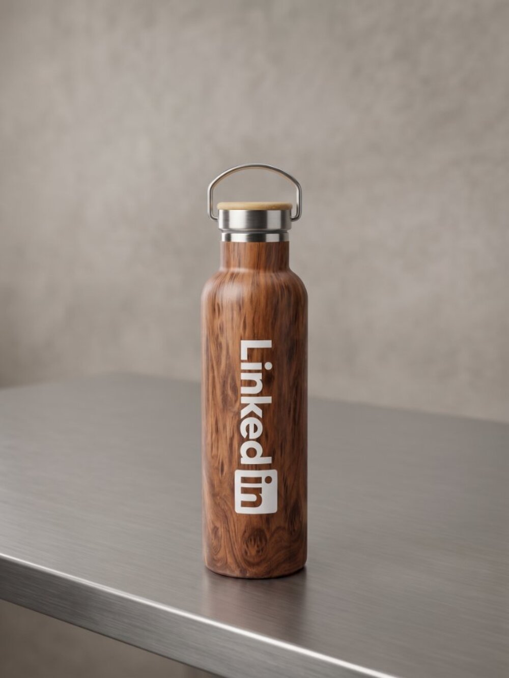 Elemental 25oz Insulated Steel Water Bottle (LinkedIn) + FREE Tote Bag